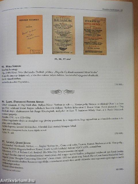 Hereditas Antikvárium 9. árverés