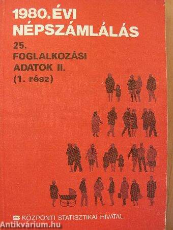 1980. évi népszámlálás 25/II. 1. rész (töredék)