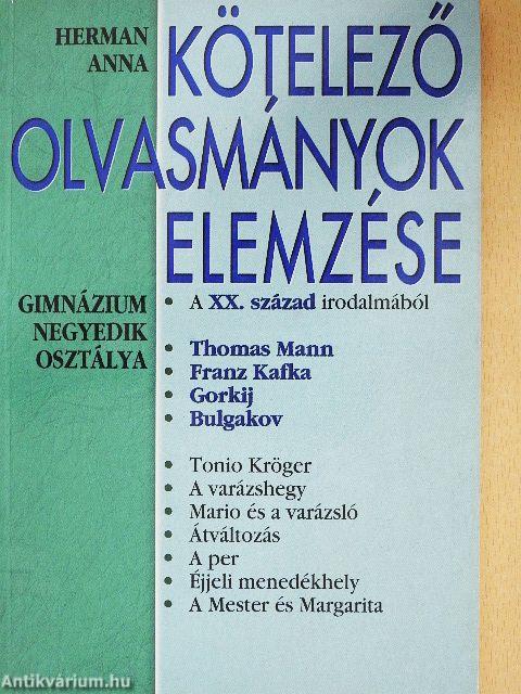 Kötelező olvasmányok elemzése 6.