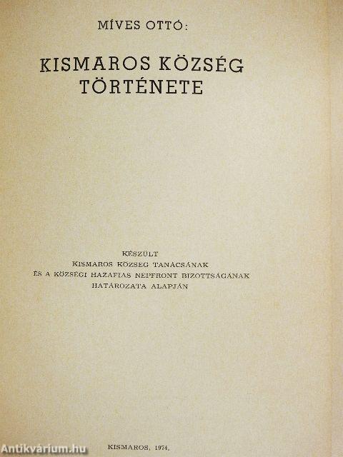 Kismaros község története