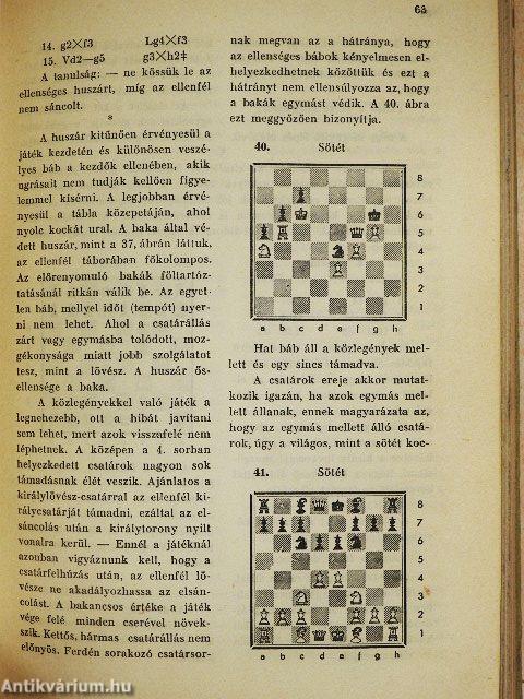 A modern sakk vezérkönyve/A haladó sakkozó vezérkönyve/Végjátékok és játszmák