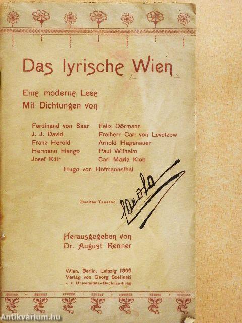 Das lyrische Wien