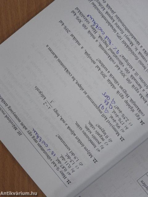 Középiskolára előkészítő feladatok - Matematika