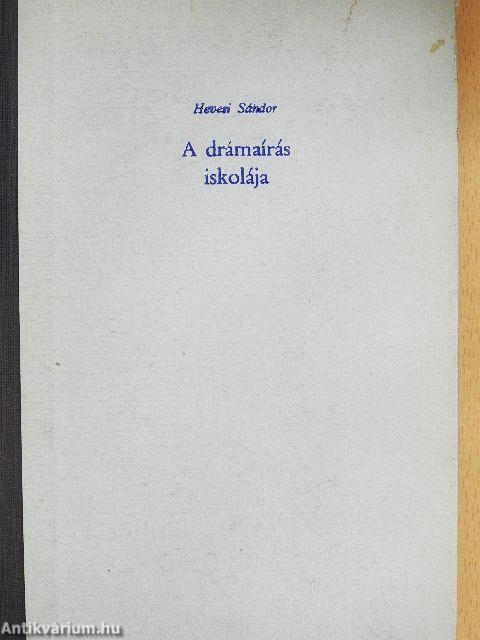 A drámaírás iskolája