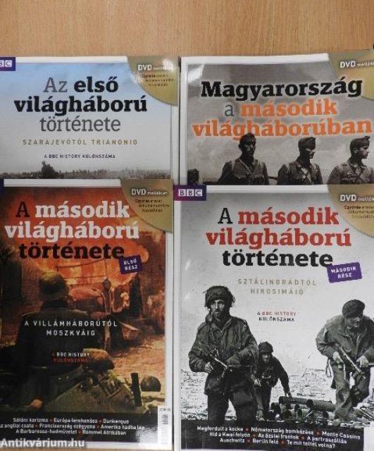 A világháború története I-IV. - 4 DVD-vel