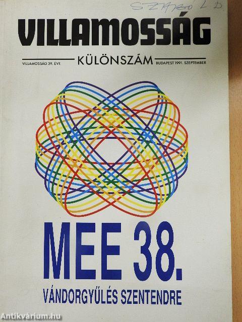 Villamosság 1991. szeptember - Különszám