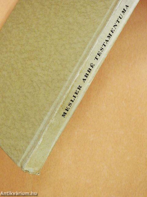 Meslier abbé testamentuma