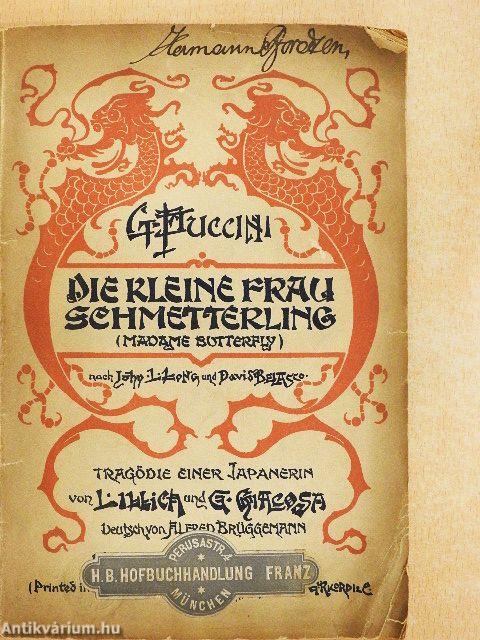 Die Kleine Frau Schmetterling