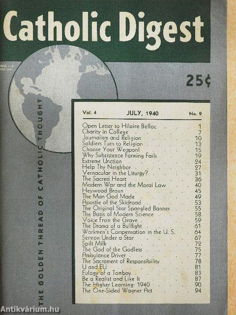 Catholic Digest July 1940