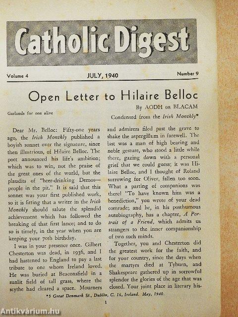 Catholic Digest July 1940