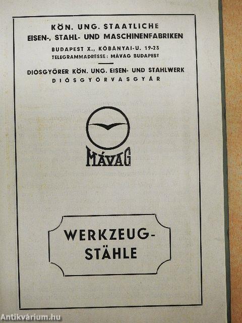 MÁVAG Werkzeugstähle
