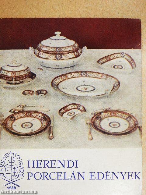 Herendi porcelán edények