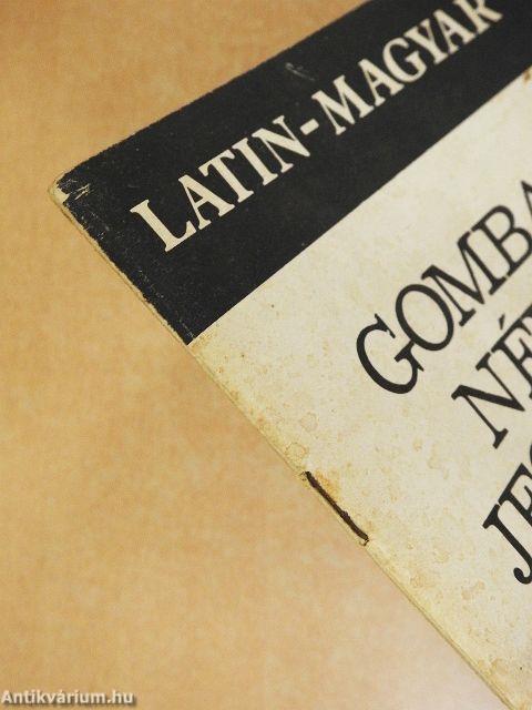 Latin-magyar gombanév jegyzék