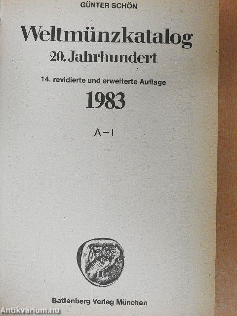 Weltmünzkatalog 1983. I-II.