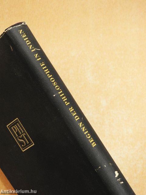 Beginn der Philosophie in Indien