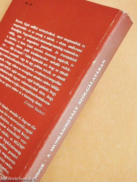 A munkásosztály szolgálatában