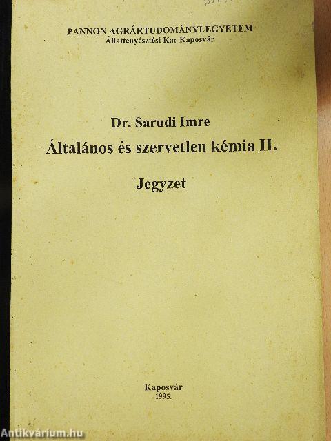 Általános és szervetlen kémia II.
