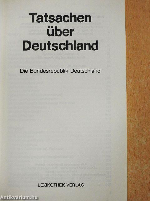 Tatsachen über Deutschland
