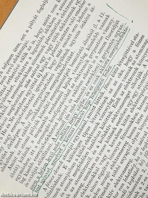 A szervetlen kémia alapjai