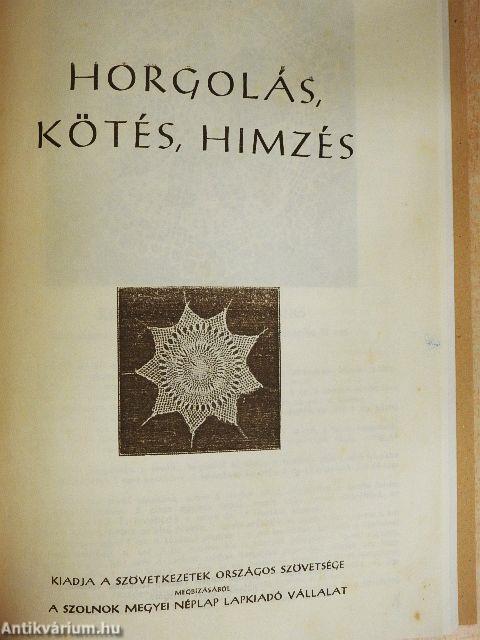 Horgolás, kötés, hímzés