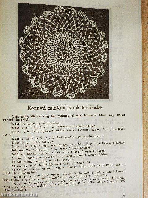 Horgolás, kötés, hímzés