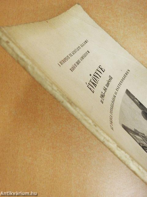 A Budapesti VII. Kerületi Állami Madách Imre Gimnázium Évkönyve az 1963-64. tanévről