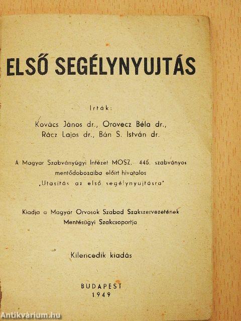 Első segélynyujtás