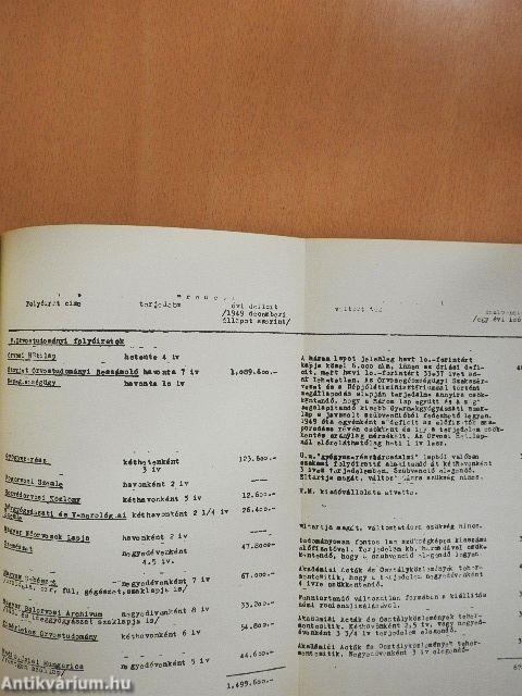 Fejezetek az akadémiai könyv- és folyóiratkiadás történetéből