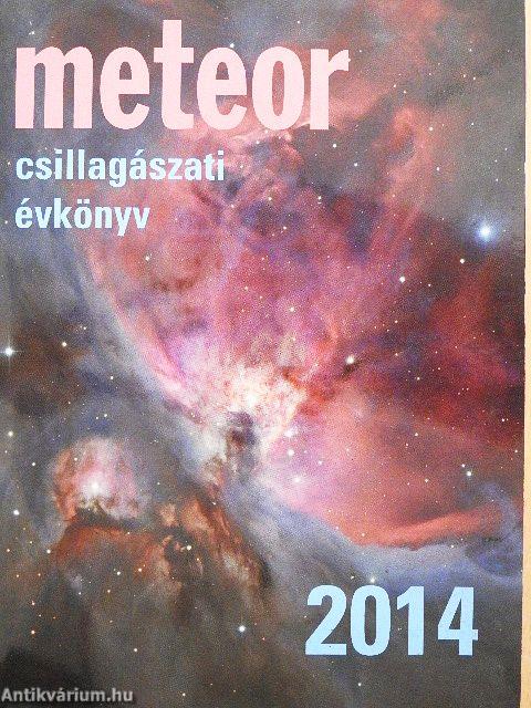 Meteor csillagászati évkönyv 2014