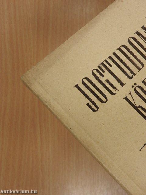 Jogtudományi Közlöny 1955. május