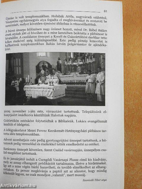 Élet az egyházban 2010-2011