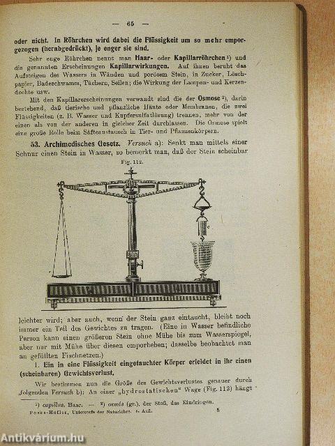 Unterstufe der Naturlehre
