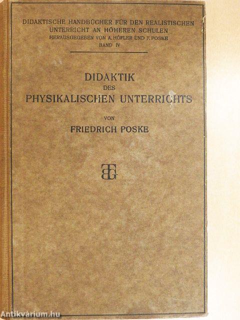 Didaktik des Physikalischen Unterrichts