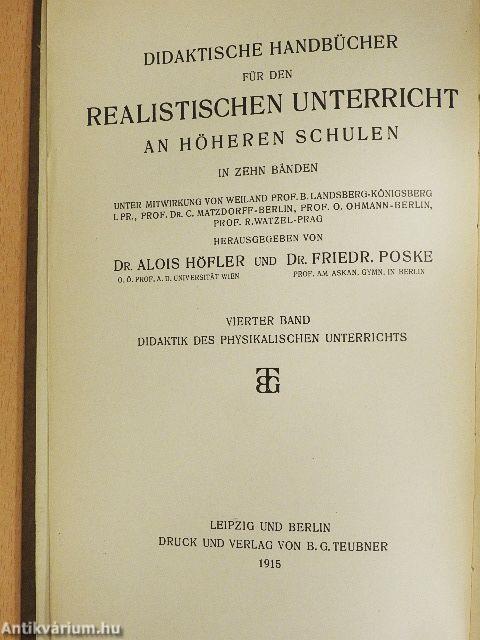 Didaktik des Physikalischen Unterrichts