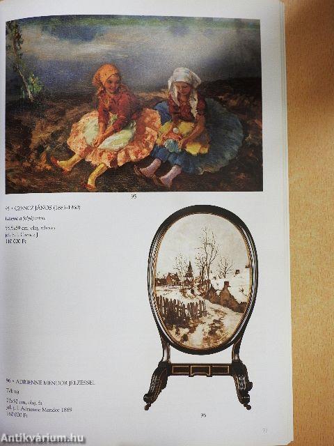 Villás Galéria és Aukciósház 21. Festmény- és műtárgyárverés