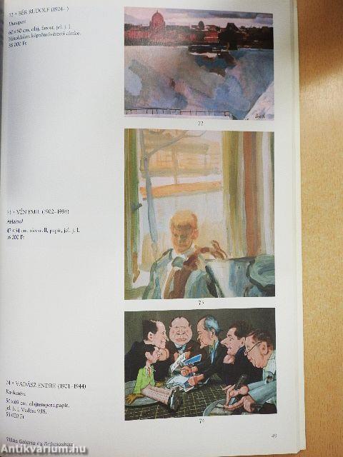 Villás Galéria és Aukciósház 7. Festmény- és műtárgyárverés