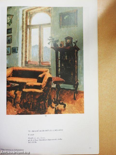 Villás Galéria és Aukciósház 14. Festmény- és műtárgyárverés