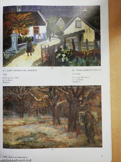 Villás Galéria és Aukciósház 29. Festmény- és műtárgyárverés