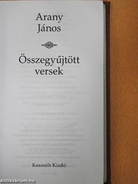 Összegyűjtött versek