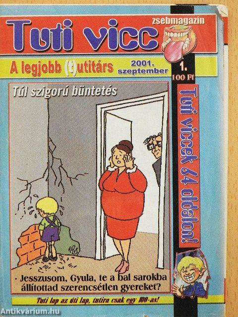 Tuti vicc zsebmagazin 2001. szeptember