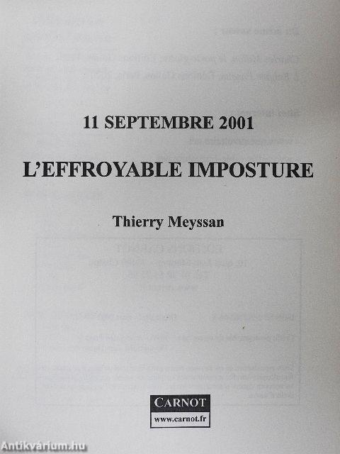 L'effroyable Imposture 