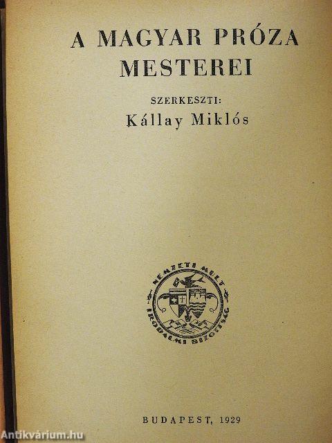 Egy kétemeletes ház Pesten/Az utolsó Bátori