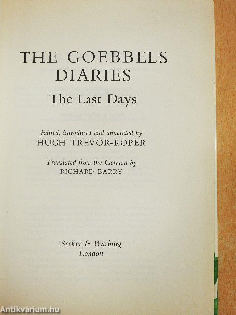 The Goebbels Diaries