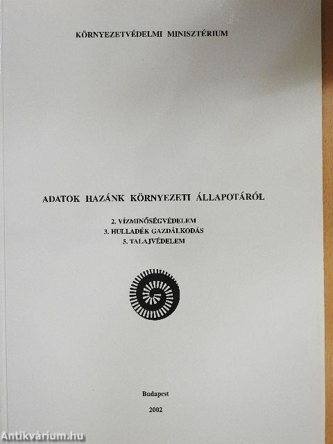 Adatok hazánk környezeti állapotáról