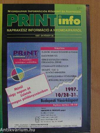 PRINTinfo 1997. október 28.