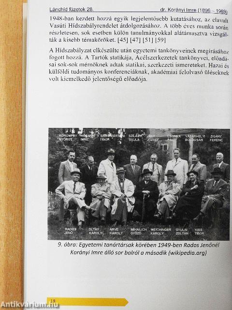 Dr. Korányi Imre a vasúti hídépítés kiemelkedő alakja (1896-1989)