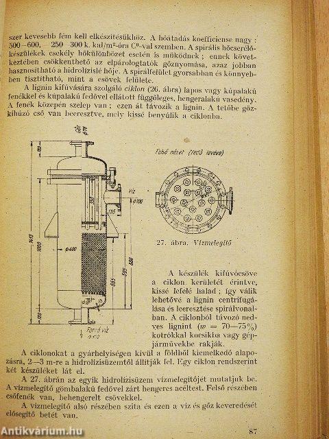 A hidrolízisipar technológiája