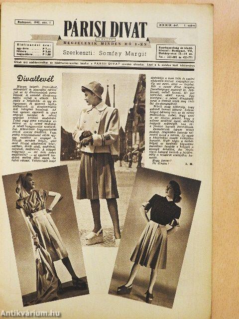 Párisi divat 1942. október 1.