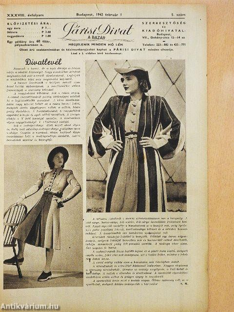 Párisi divat 1942. február 1.