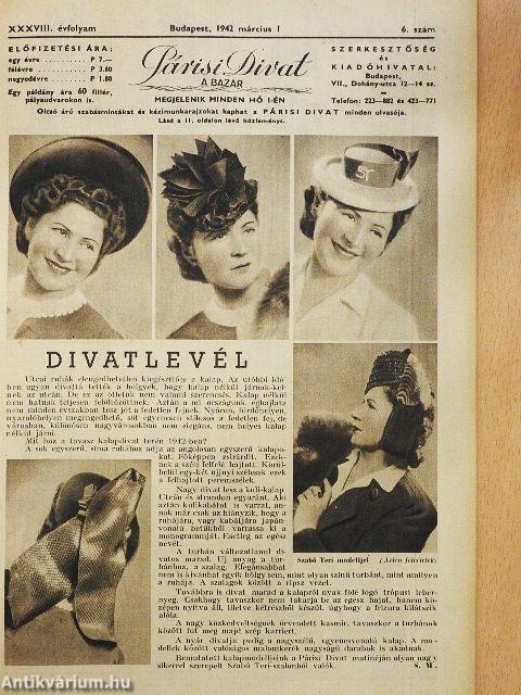 Párisi divat 1942. március 1.